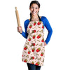 French Fries Pattern Print Women's Apron-grizzshop