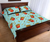 French Fries Print Pattern Bed Set Quilt-grizzshop