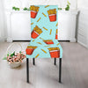 French Fries Print Pattern Chair Cover-grizzshop