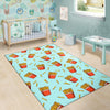 French Fries Print Pattern Floor Mat-grizzshop