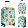 French Fries Print Pattern Luggage Cover Protector-grizzshop