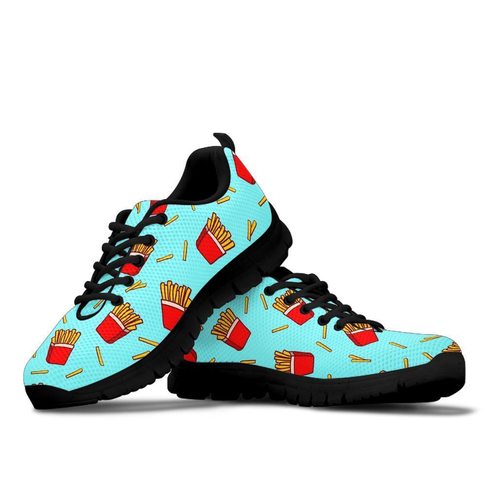 French Fries Print Pattern Sneaker Shoes For Men Women-grizzshop