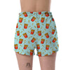 French Fries Print Pattern Women's Shorts-grizzshop