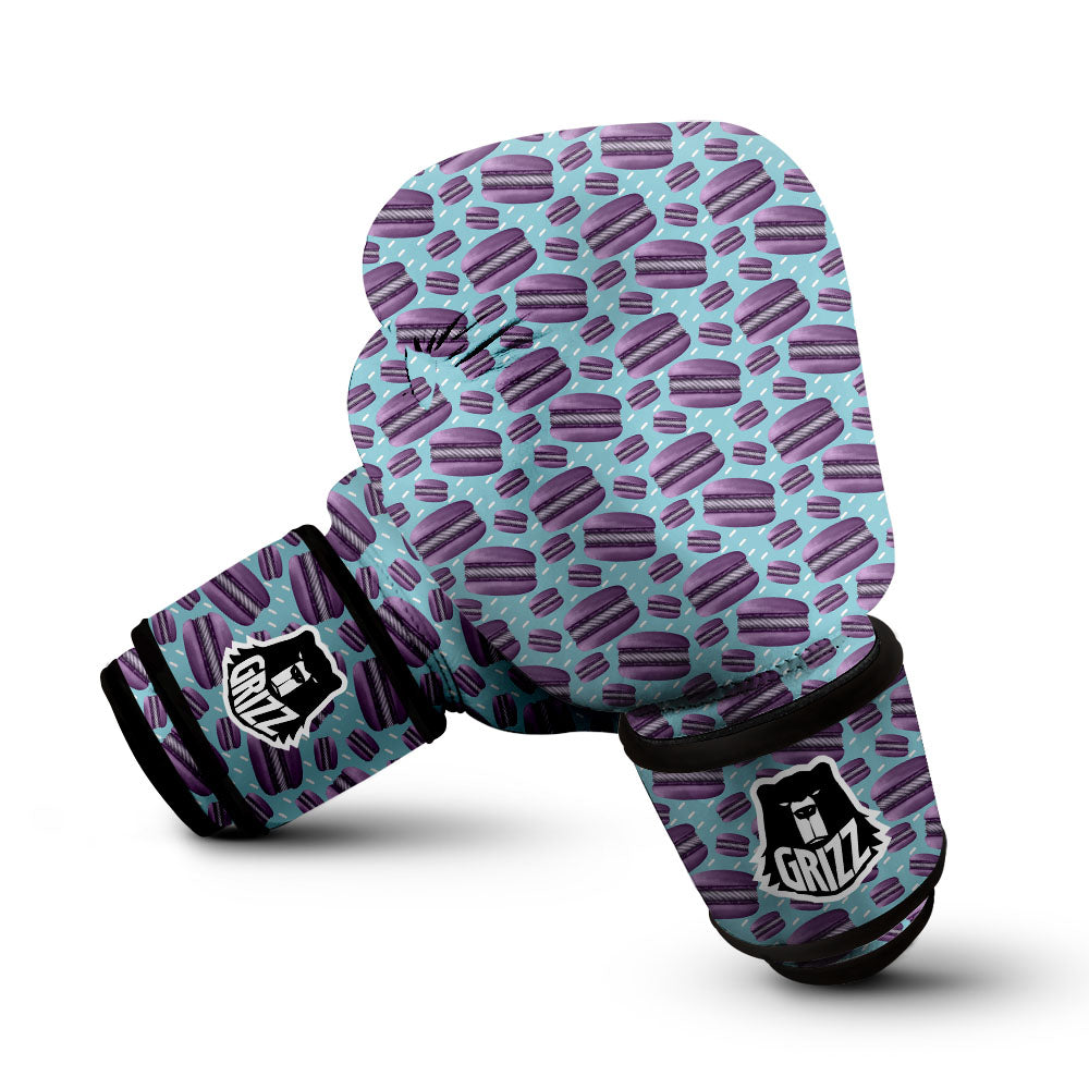 French Macarons Print Pattern Boxing Gloves-grizzshop
