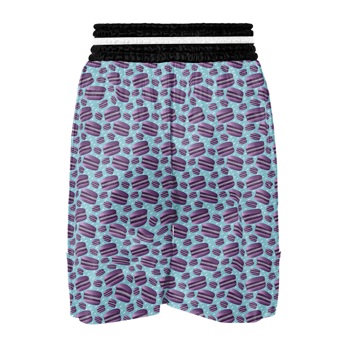 French Macarons Print Pattern Boxing Shorts-grizzshop