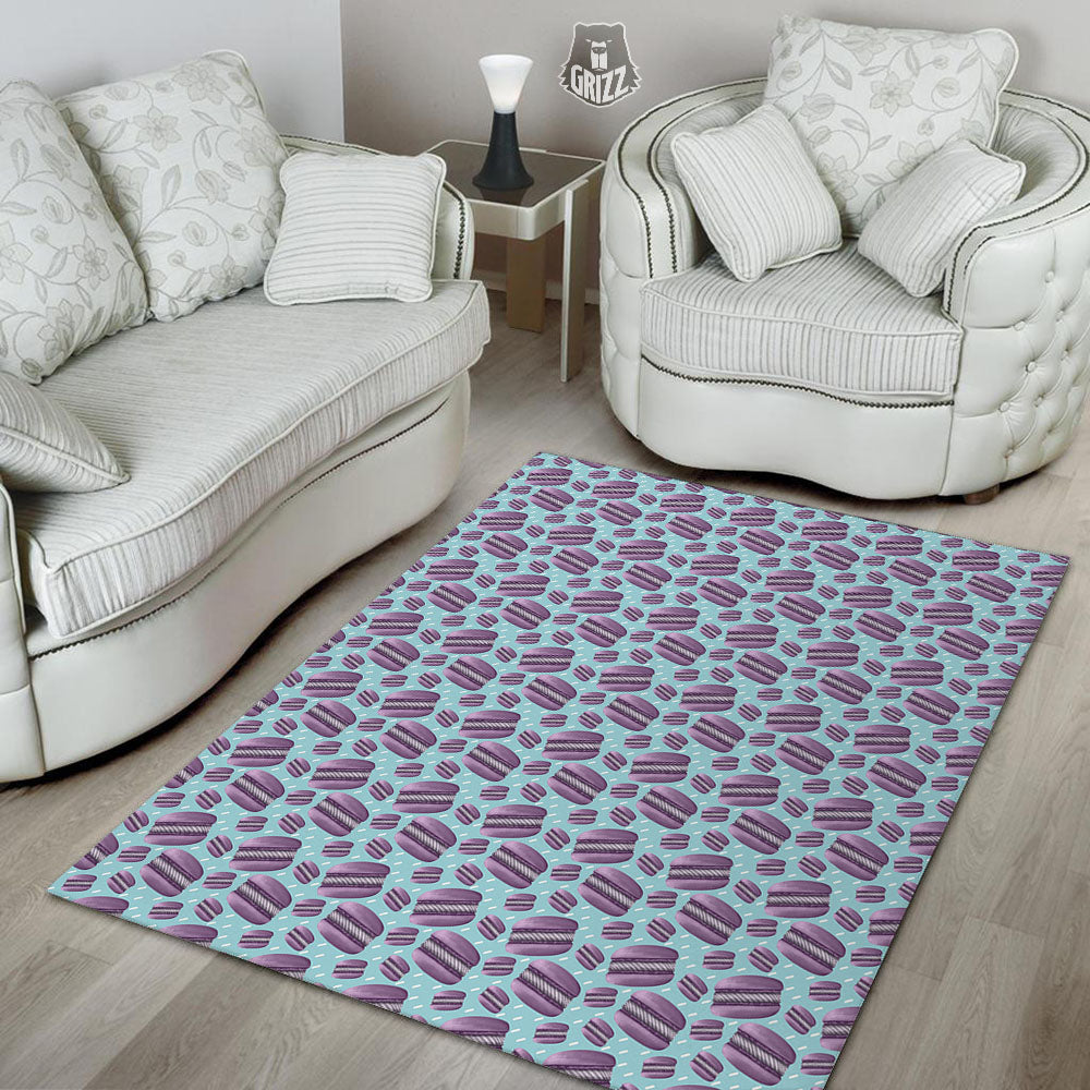French Macarons Print Pattern Floor Mat-grizzshop