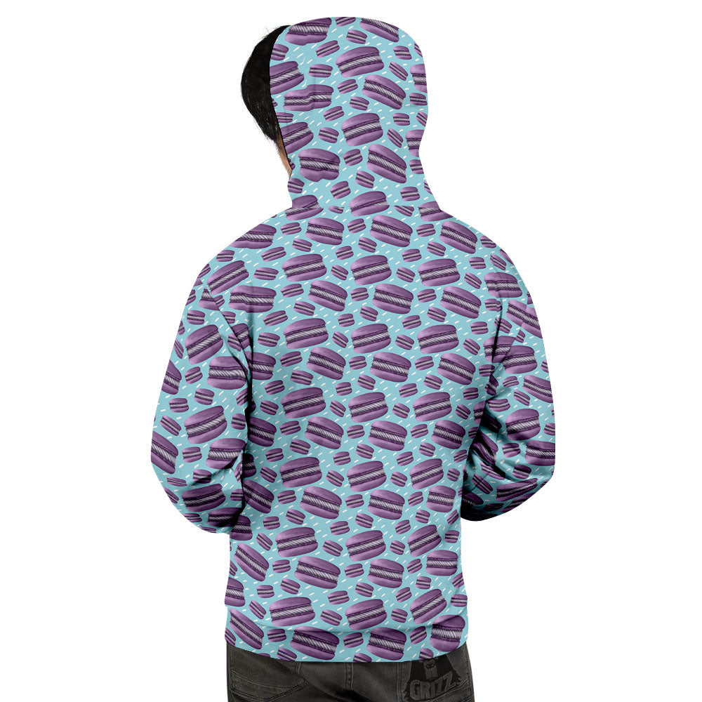 French Macarons Print Pattern Men's Hoodie-grizzshop