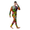 Fresh Green Fruit And Vegetables Print Men's Pajamas-grizzshop