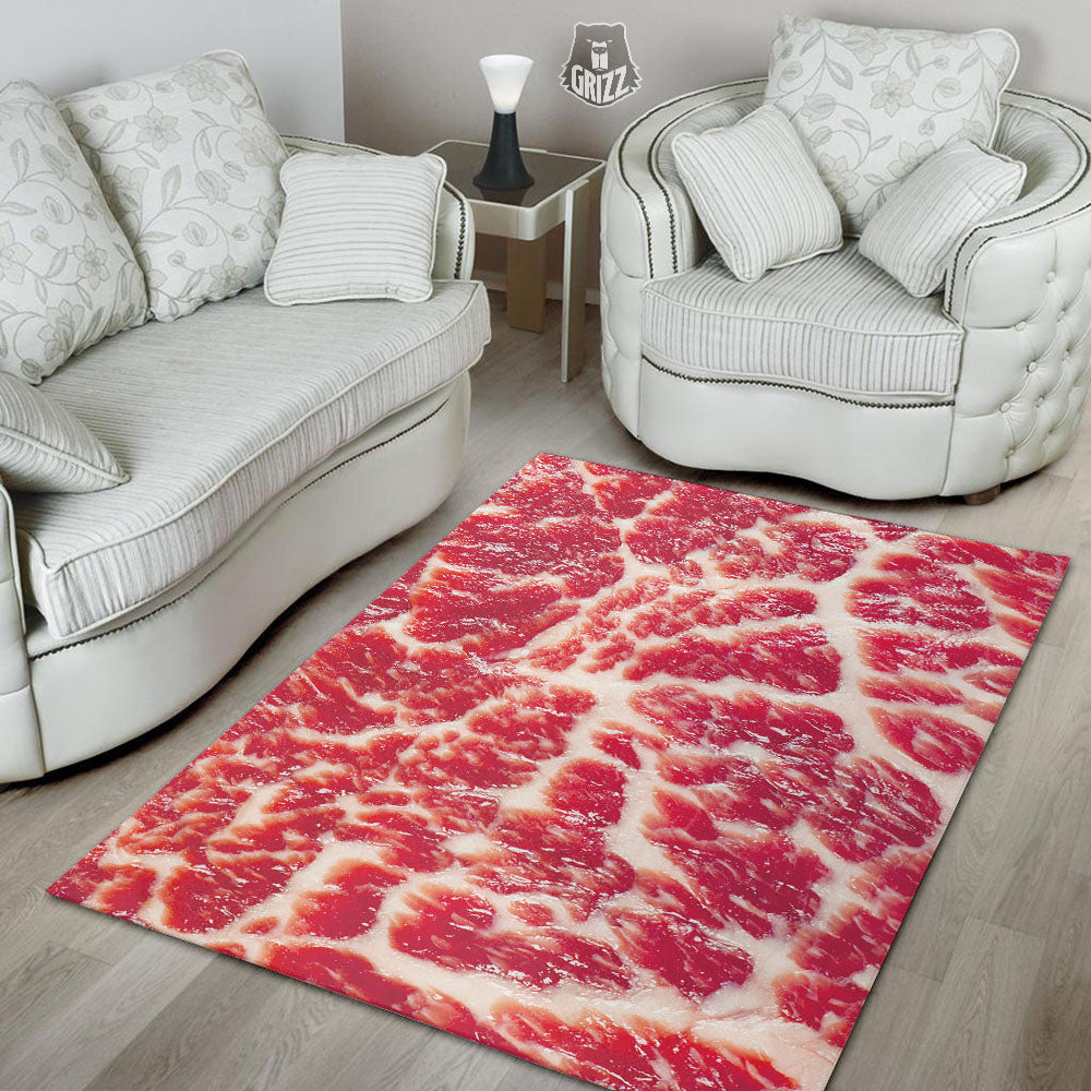 Fresh Meat Print Floor Mat-grizzshop