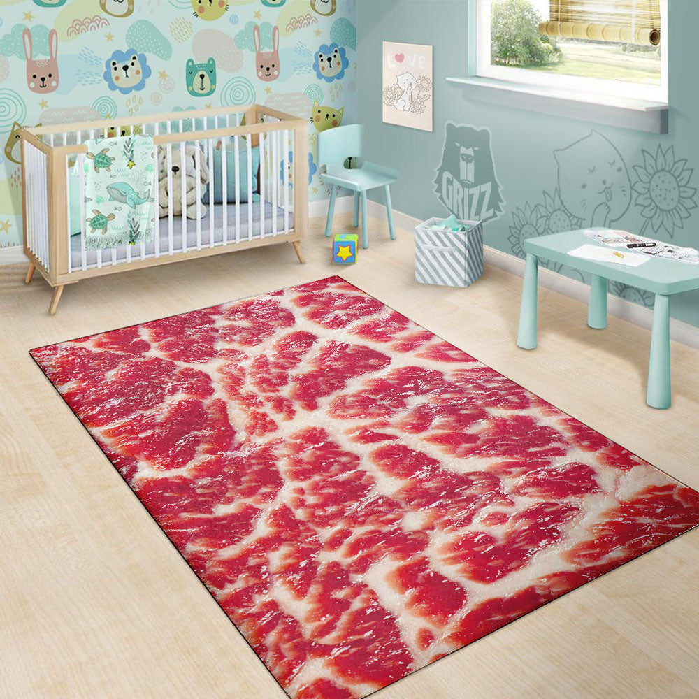Fresh Meat Print Floor Mat-grizzshop