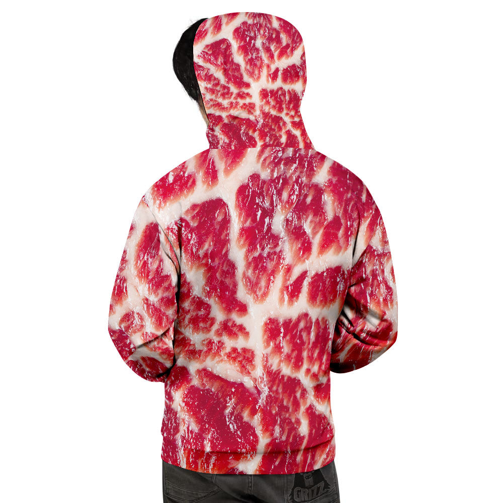 Fresh Meat Print Men's Hoodie-grizzshop