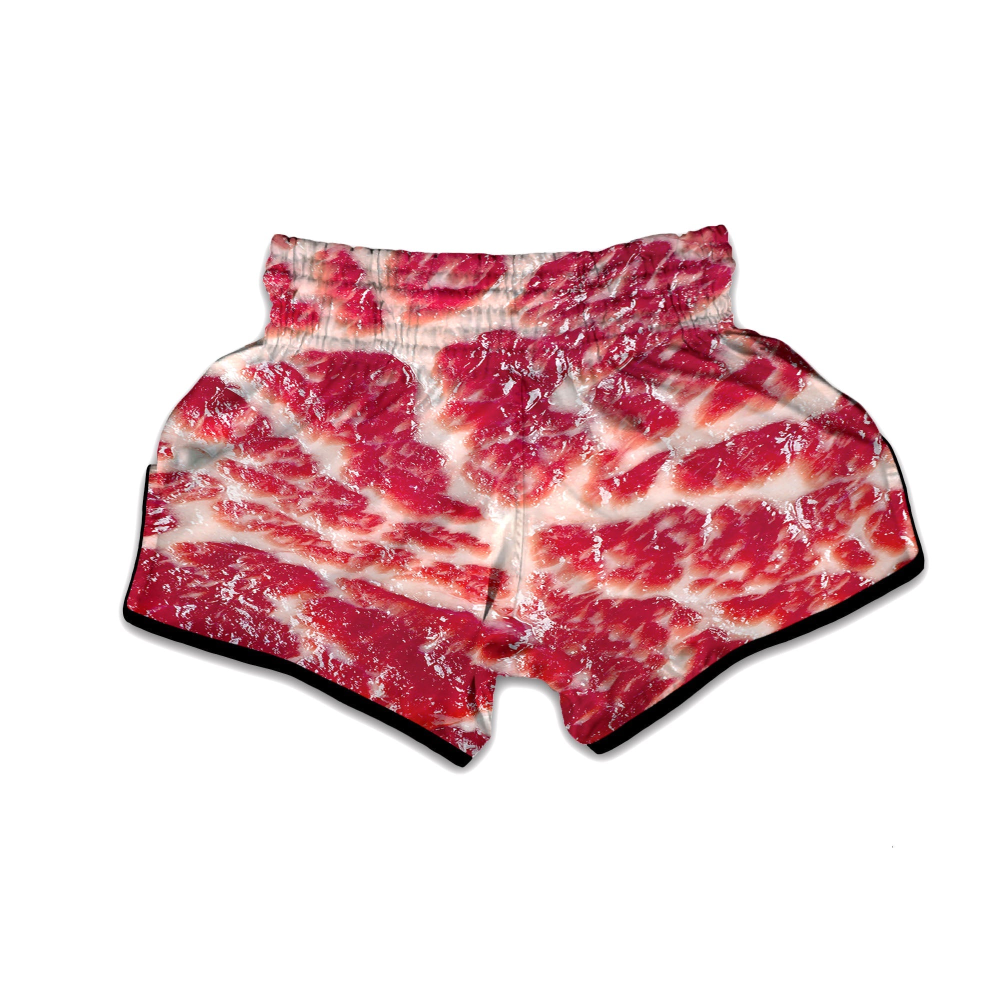 Fresh Meat Print Muay Thai Boxing Shorts-grizzshop