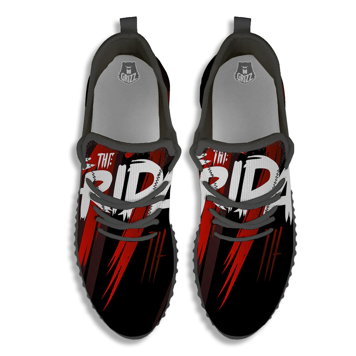 Friday 13 Print Black Walking Shoes-grizzshop