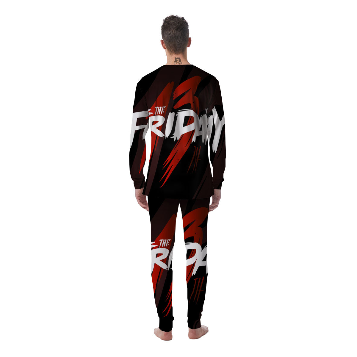 Friday 13 Print Men's Pajamas-grizzshop