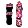 Fried Eggs Pink Print Pattern Muay Thai Shin Guards-grizzshop