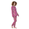 Fried Eggs Pink Print Pattern Women's Pajamas-grizzshop