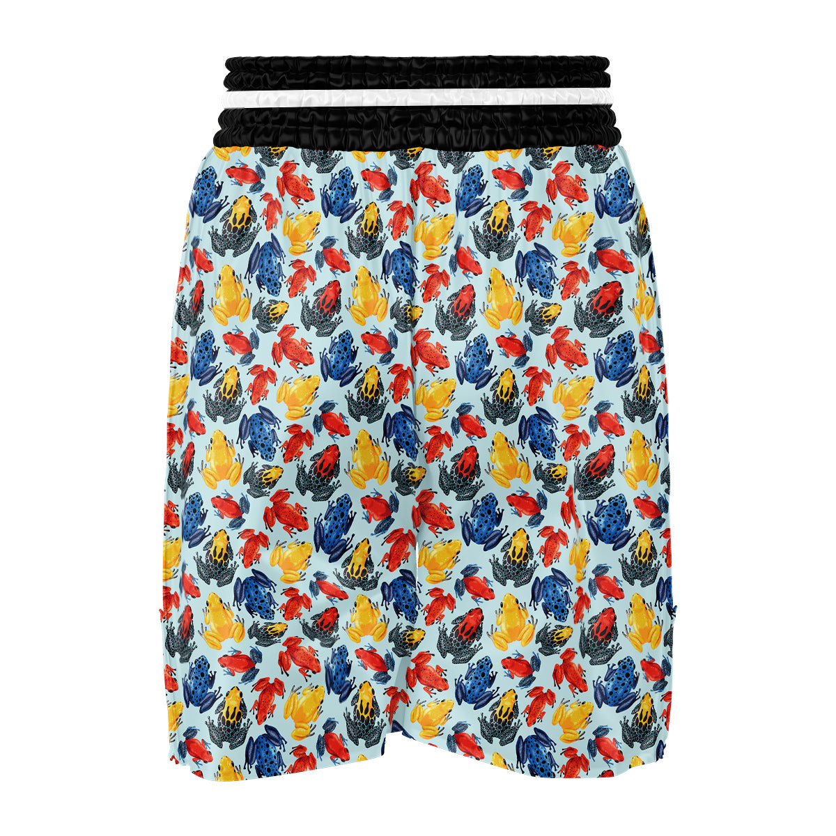 Frog Colorful Print Pattern Boxing Shorts-grizzshop