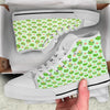 Frog Cute Print Pattern White High Top Shoes-grizzshop