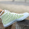 Frog Faces Print Pattern White High Top Shoes-grizzshop