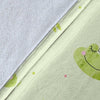 Frog Prince Crown Pattern Print Blanket-grizzshop