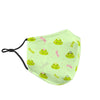 Frog Prince Crown Pattern Print Face Mask-grizzshop