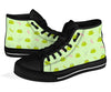 Frog Prince Crown Pattern Print Men Women's High Top Shoes-grizzshop