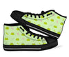 Frog Prince Crown Pattern Print Men Women's High Top Shoes-grizzshop