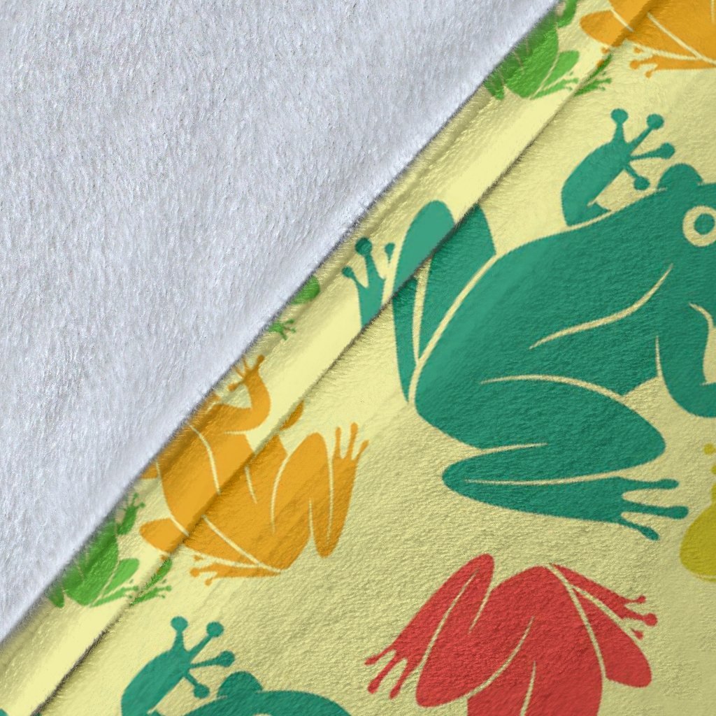 Frog Print Pattern Blanket-grizzshop