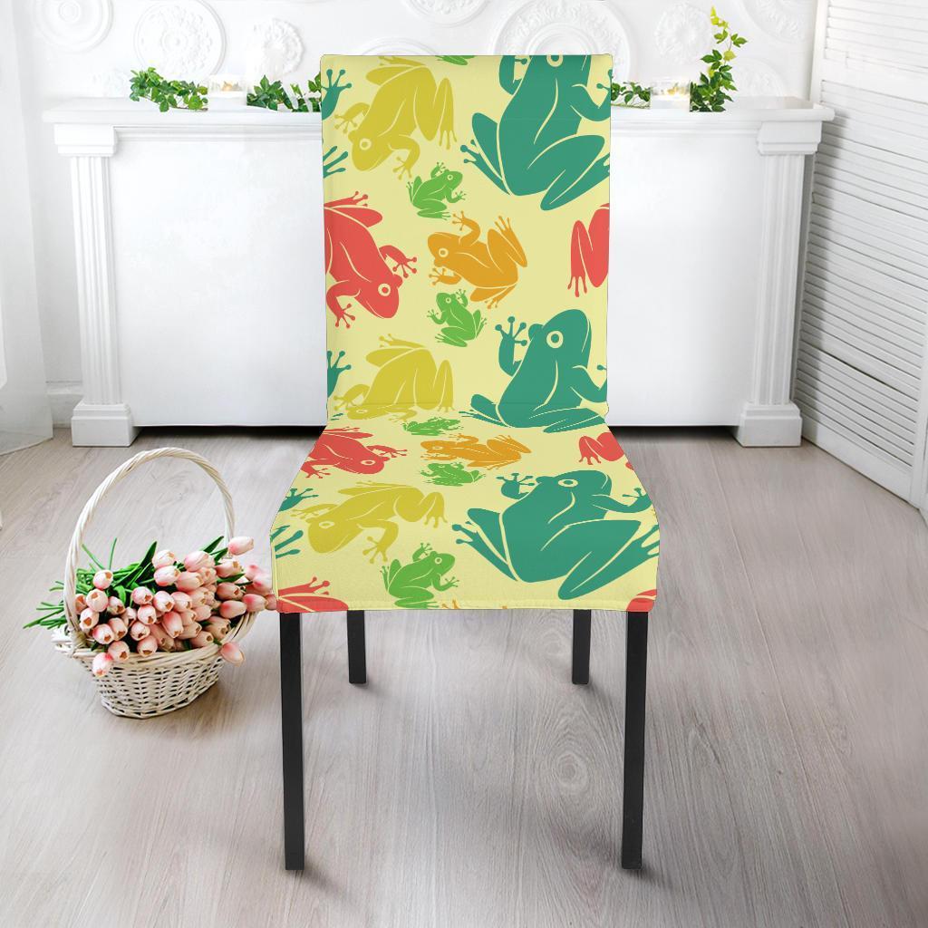 Frog Print Pattern Chair Cover-grizzshop