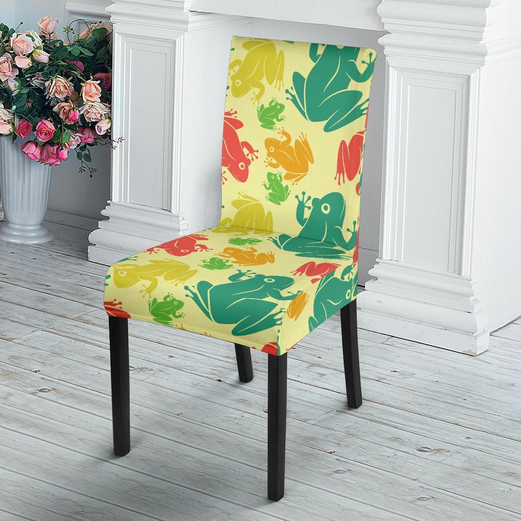 Frog Print Pattern Chair Cover-grizzshop