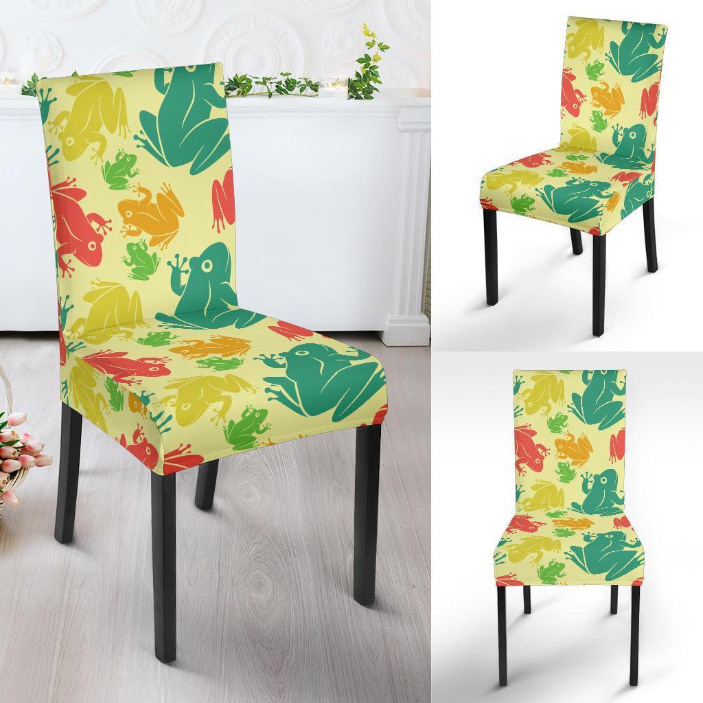 Frog Print Pattern Chair Cover-grizzshop