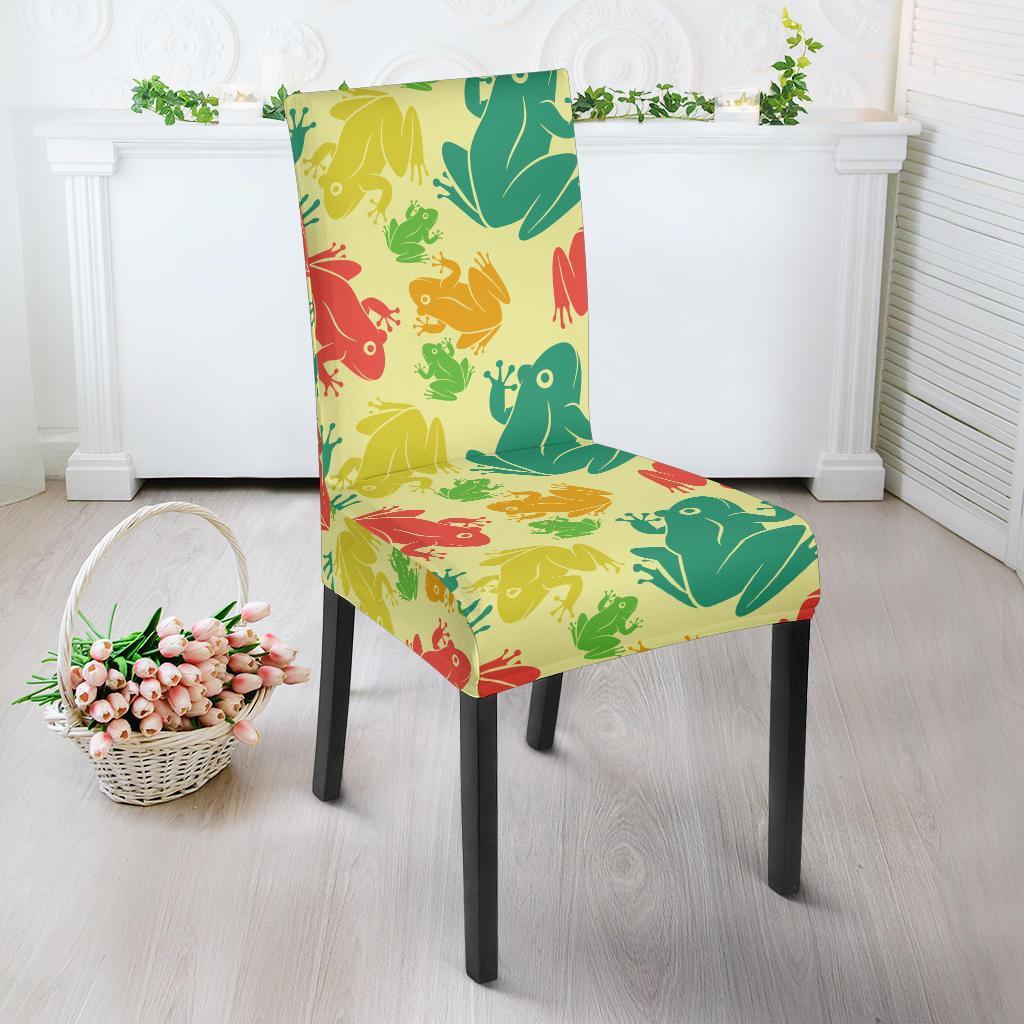 Frog Print Pattern Chair Cover-grizzshop