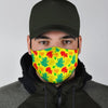 Frog Print Pattern Face Mask-grizzshop