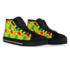 Frog Print Pattern Men Women's High Top Shoes-grizzshop