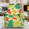 Frog Print Pattern Recliner Cover-grizzshop