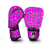 Fruit And Raccoon Print Pattern Boxing Gloves-grizzshop