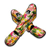 Fruit Leaf Tropical Print Pattern Muay Thai Shin Guards-grizzshop