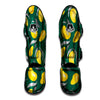 Fruit Mango Yellow Print Pattern Muay Thai Shin Guards-grizzshop