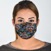 Fruit Raccoon Pattern Print Face Mask-grizzshop