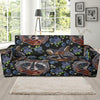 Fruit Raccoon Pattern Print Sofa Covers-grizzshop