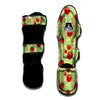 Fruit Red Apple Print Pattern Muay Thai Shin Guards-grizzshop