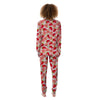 Fruit Strawberry Print Pattern Women's Pajamas-grizzshop