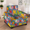 Fruits Aloha Tropical Print Pattern Armchair Slipcover-grizzshop