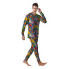 Fruits Aloha Tropical Print Pattern Men's Pajamas-grizzshop