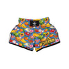 Fruits Aloha Tropical Print Pattern Muay Thai Boxing Shorts-grizzshop