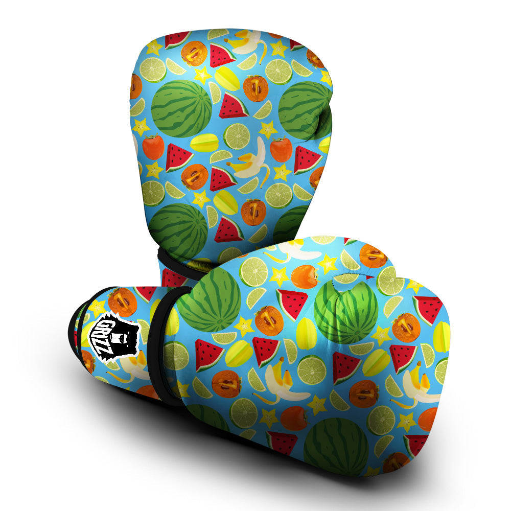 Fruits Depicting Print Pattern Boxing Gloves-grizzshop