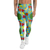 Fruits Depicting Print Pattern Men's Leggings-grizzshop