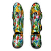 Fruits Jungle Tropical Print Pattern Muay Thai Shin Guards-grizzshop