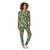 Fruits Jungle Tropical Print Pattern Women's Pajamas-grizzshop