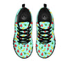 Fruits Pixel Print Pattern Black Sneaker-grizzshop